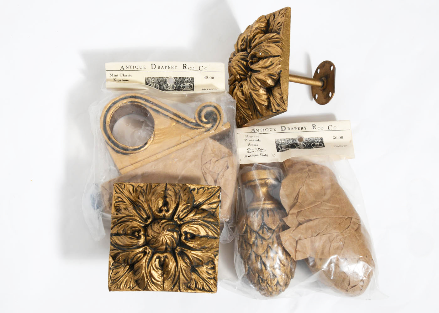 Window Treatment Hardware Collection From Antique Drapery Rod