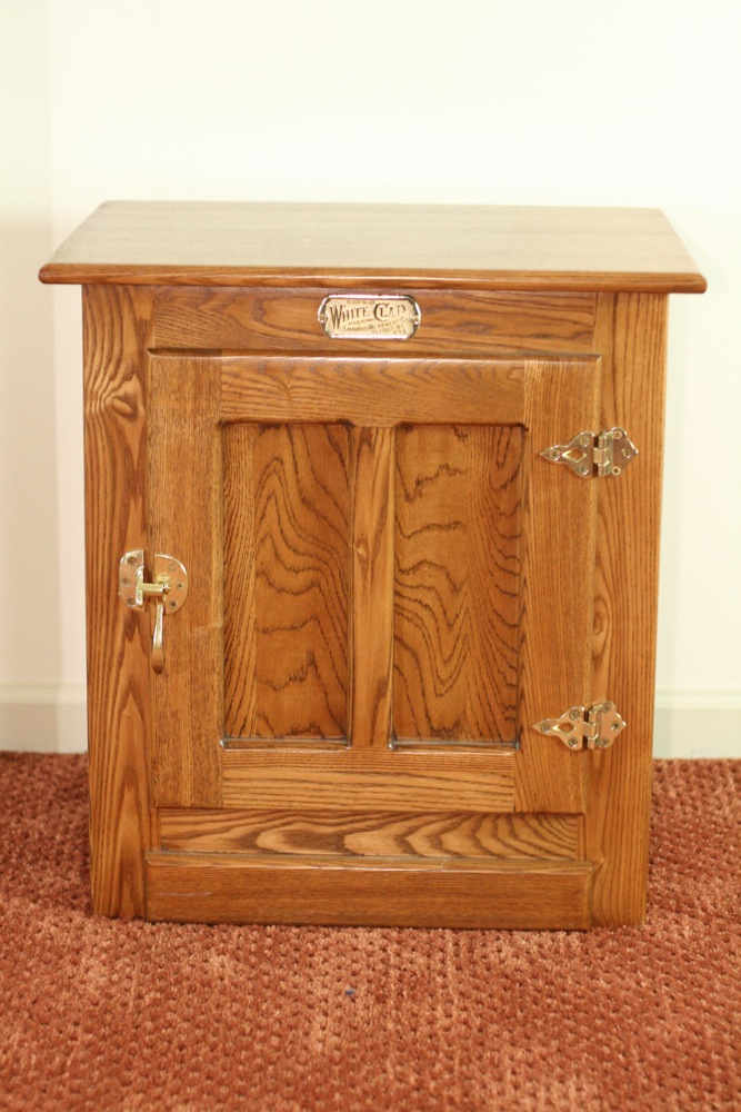 White Clad Company Reproduction Ice Box EBTH