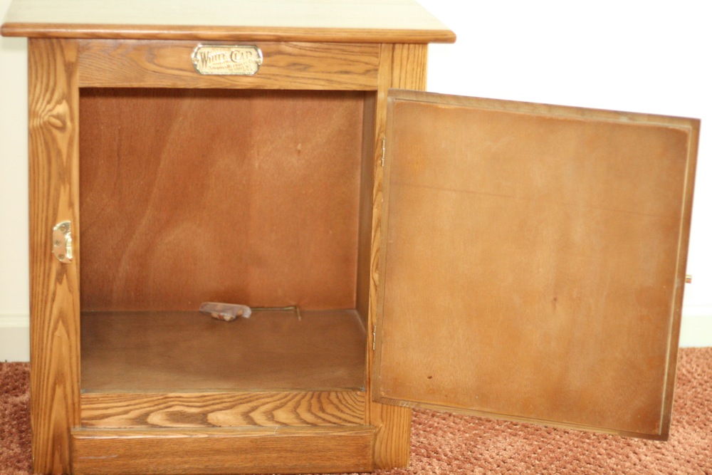 White Clad Company Reproduction Ice Box EBTH