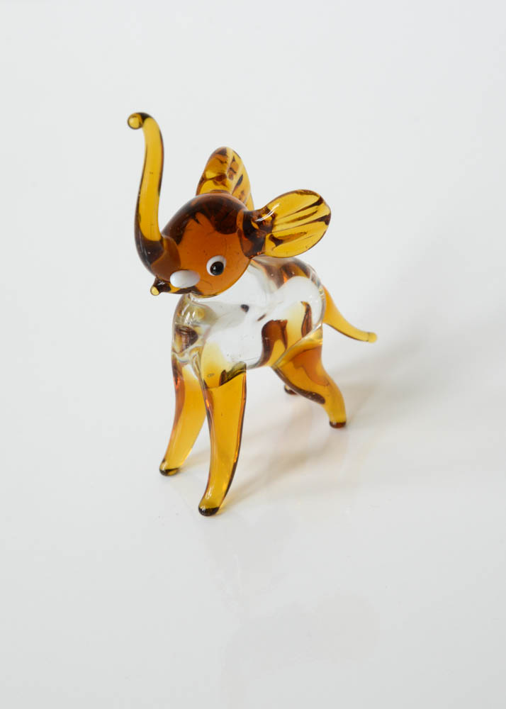 Set of Vintage Hand Blown Art Glass Animal Figurines EBTH