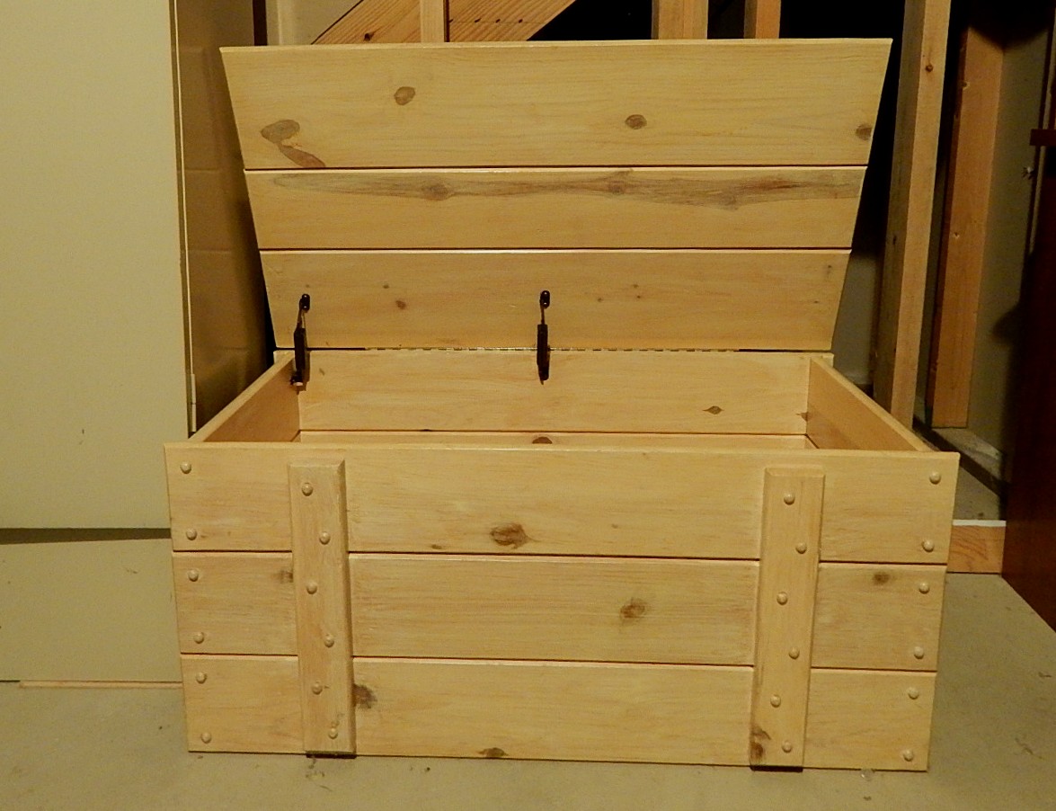 Pine Storage Box EBTH