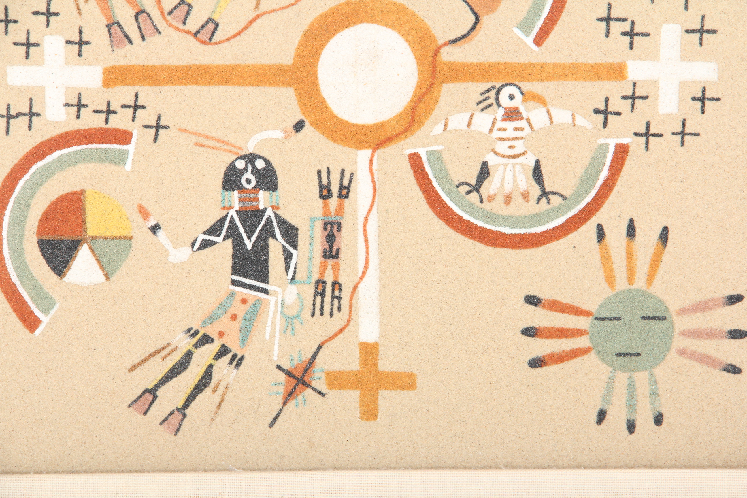 Navajo Creation Story Sandpainting by Lester Johnson EBTH