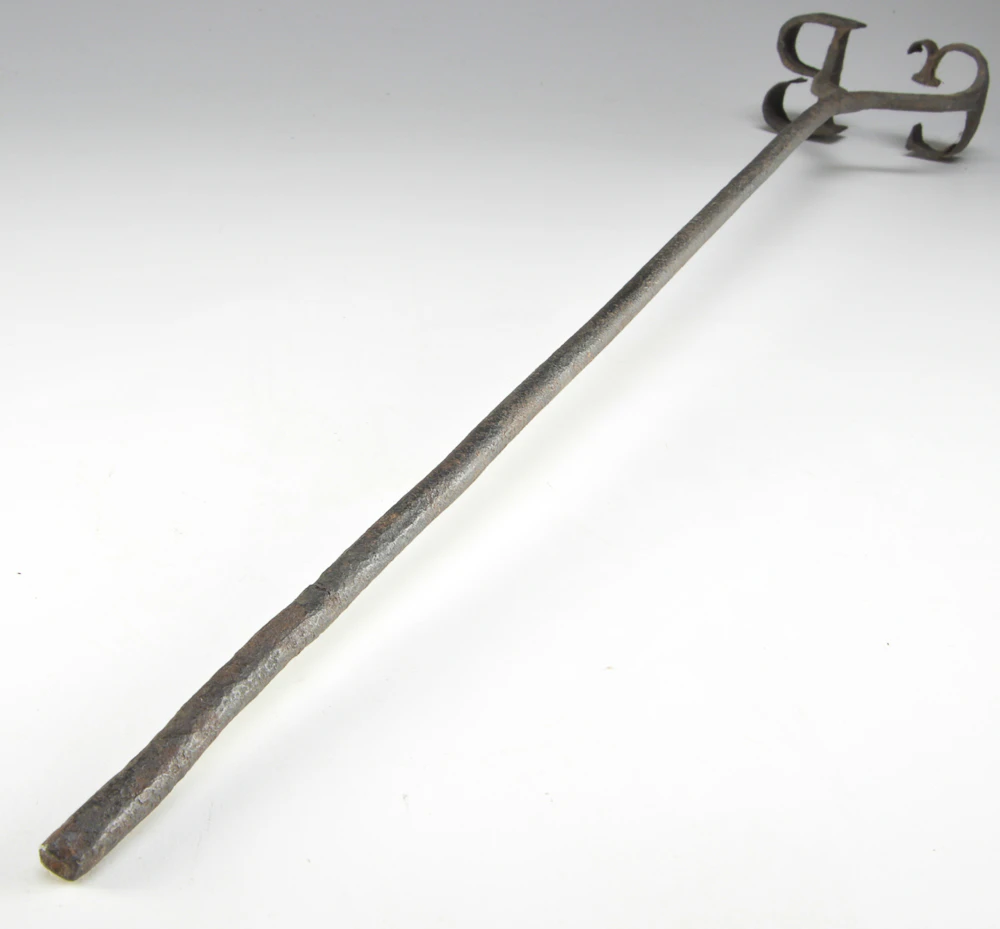 Vintage Cast Iron Cattle Branding Tool | EBTH