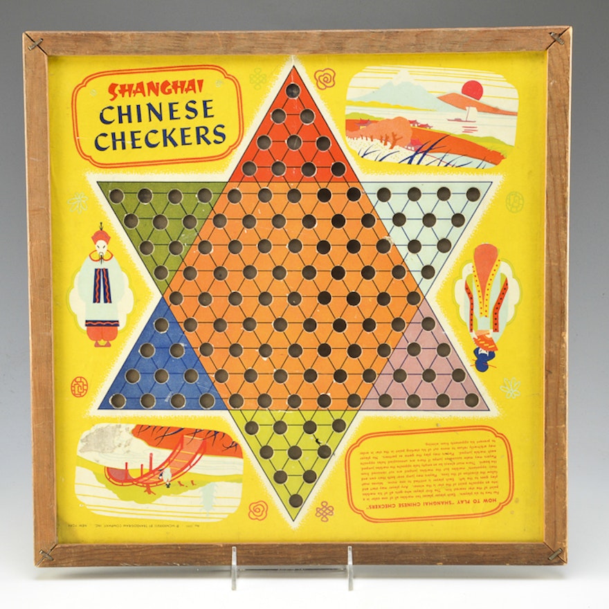 1938 chinese checkers board Outlet