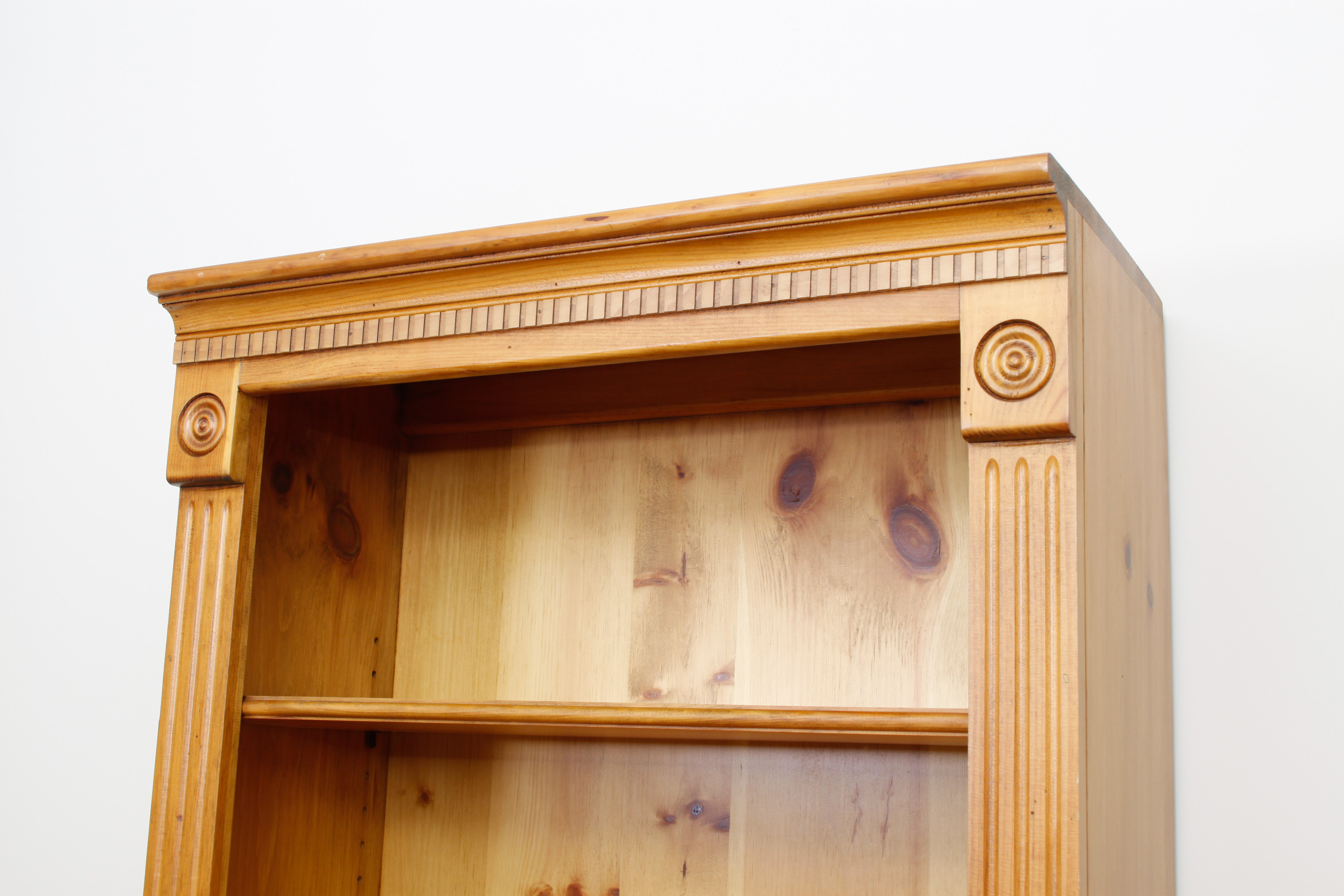Knotty Pine Bookcase EBTH