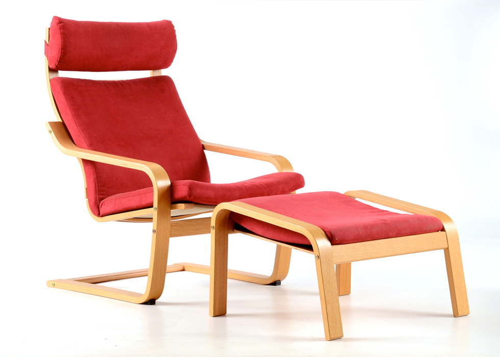 Difabio: Ikea Poang Chair Cover Red