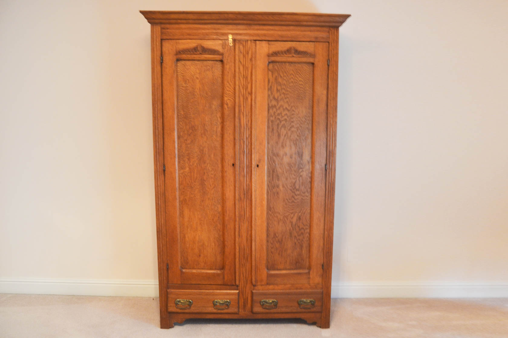 Oak Wardrobe EBTH