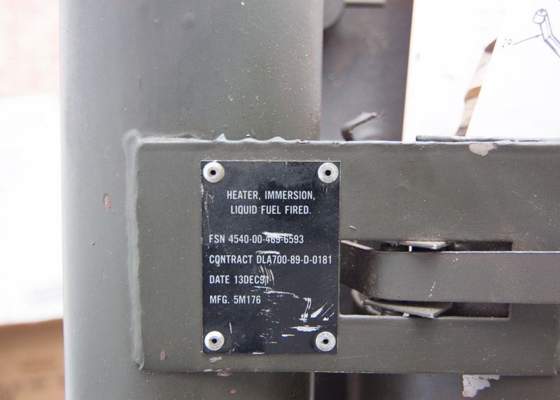 Military Water Immersion Heater EBTH