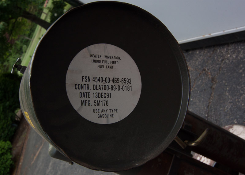 Military Immersion Water Heater EBTH