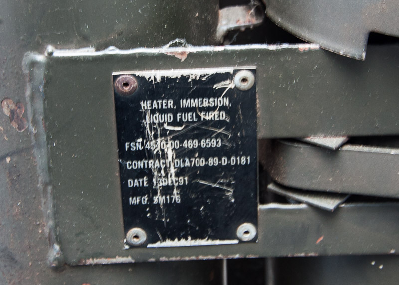 Military Immersion Water Heater EBTH