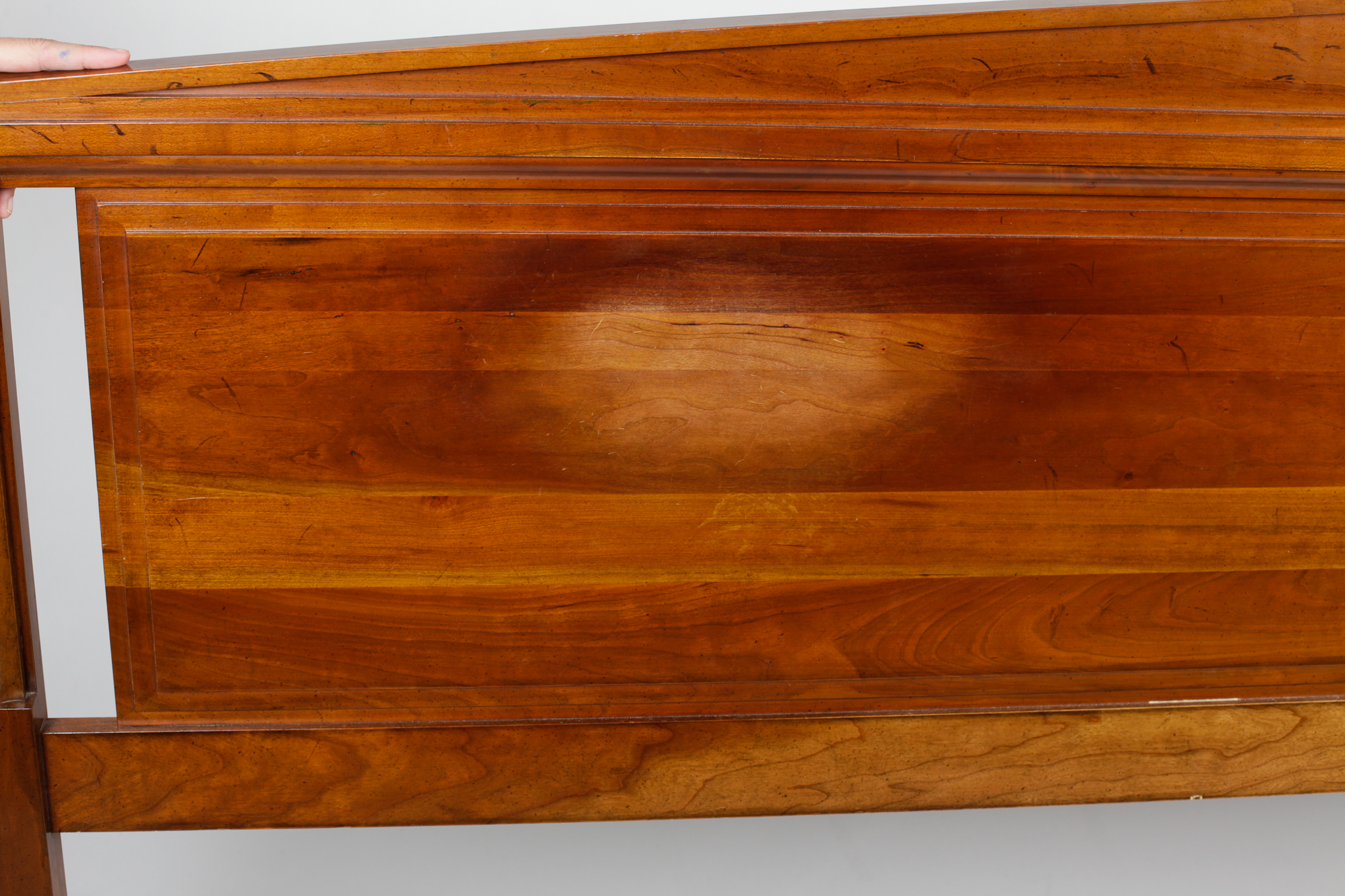 Davis Cabinet Company King Size Cherry Headboard and Bed ...