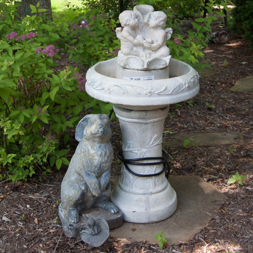 Outdoor Water Fountain Ebth Outdoor Water Fountain Ebth