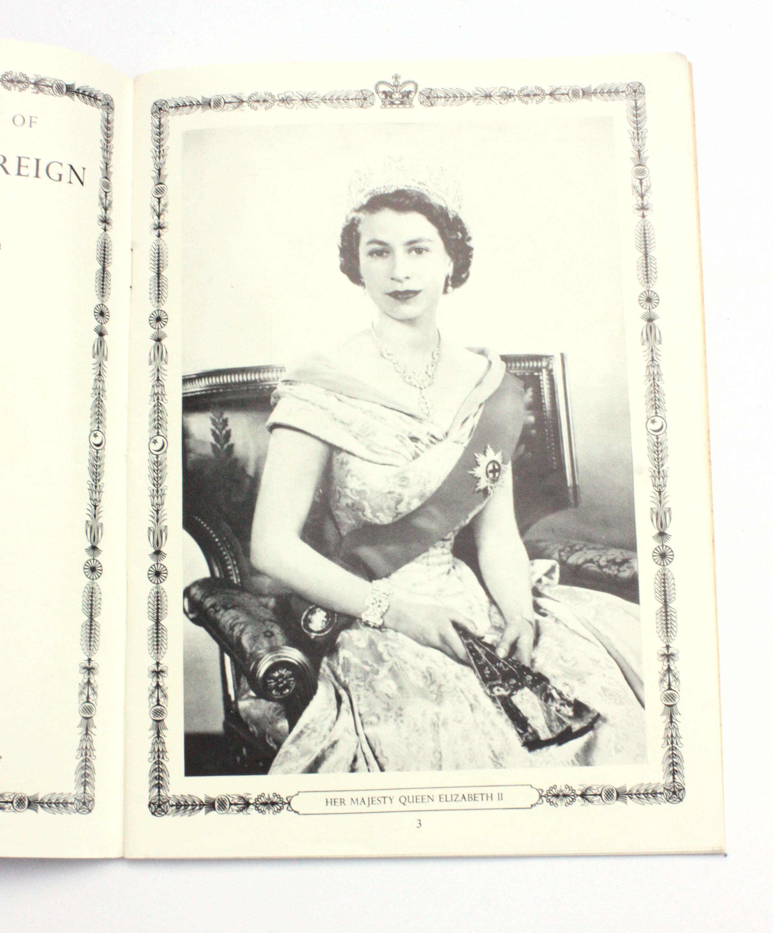 1953 Souvenir Program for the Coronation of Queen Elizabeth II EBTH