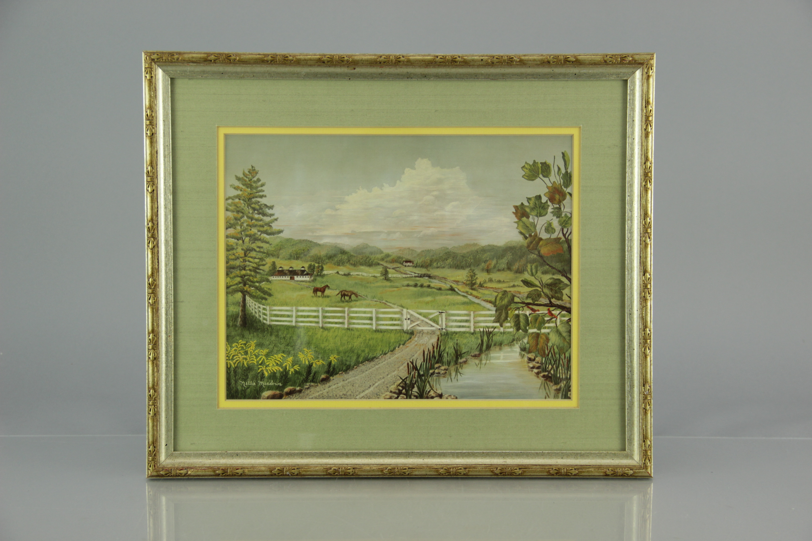 Nellie Meadows "Kentucky the Great State" Offset Lithograph EBTH