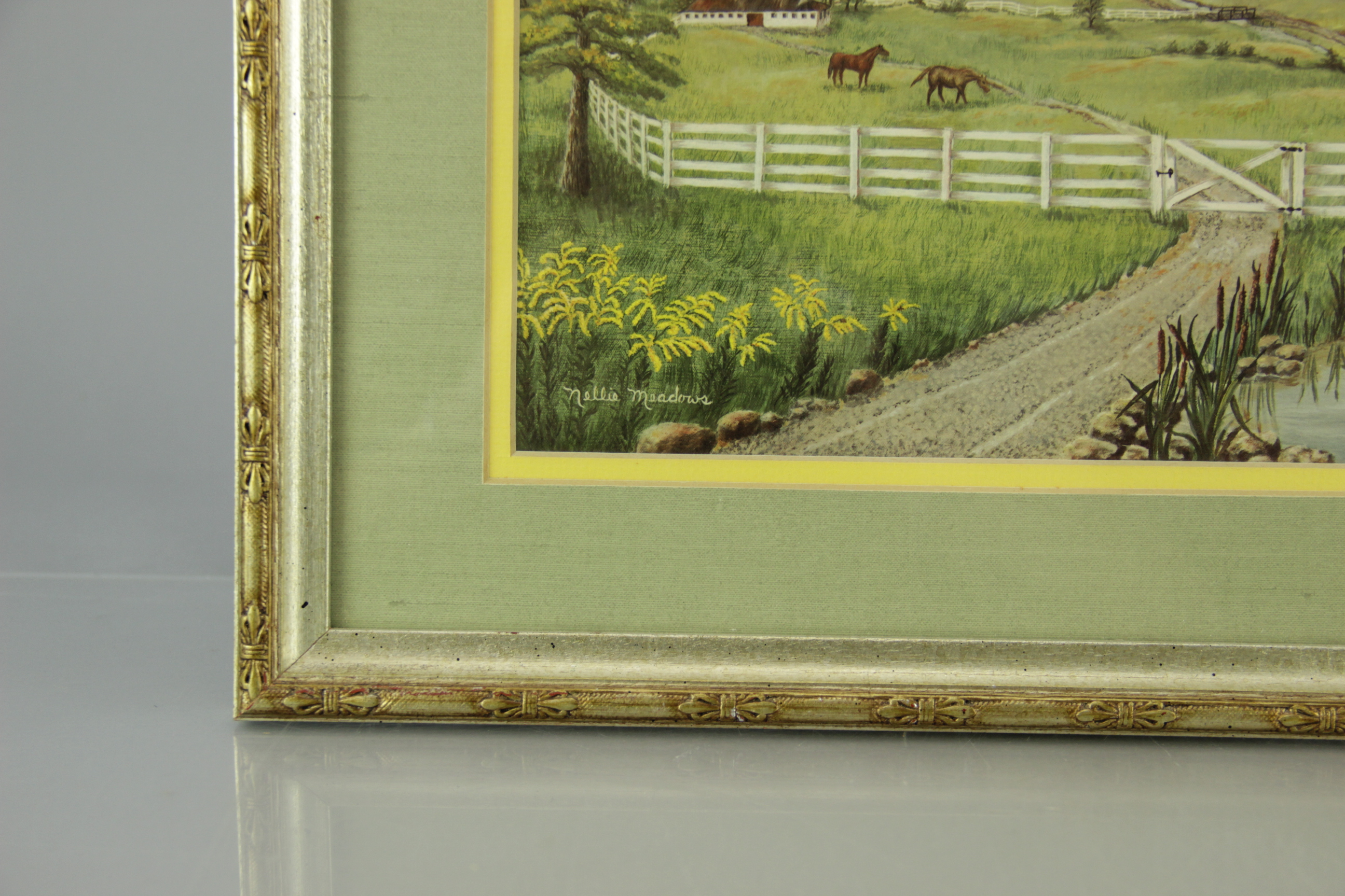 Nellie Meadows "Kentucky the Great State" Offset Lithograph EBTH