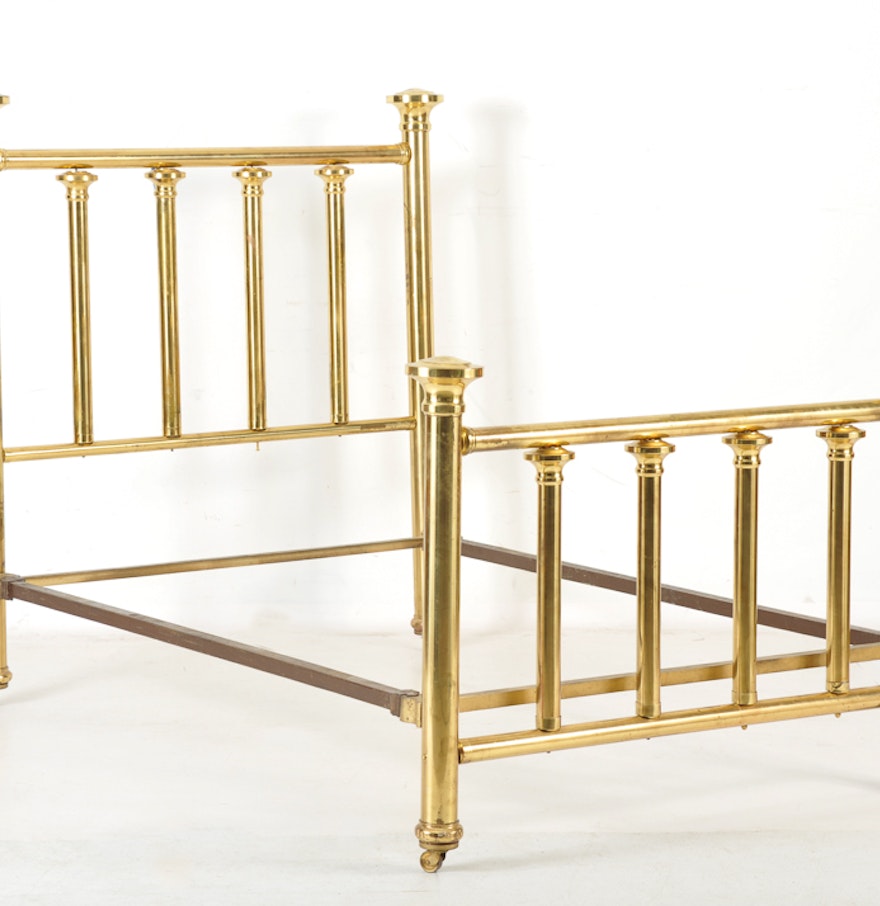 Vintage Brass Bed Frame : EBTH Vintage Brass Bed Frame ... - Vintage Brass Bed Frame : EBTH