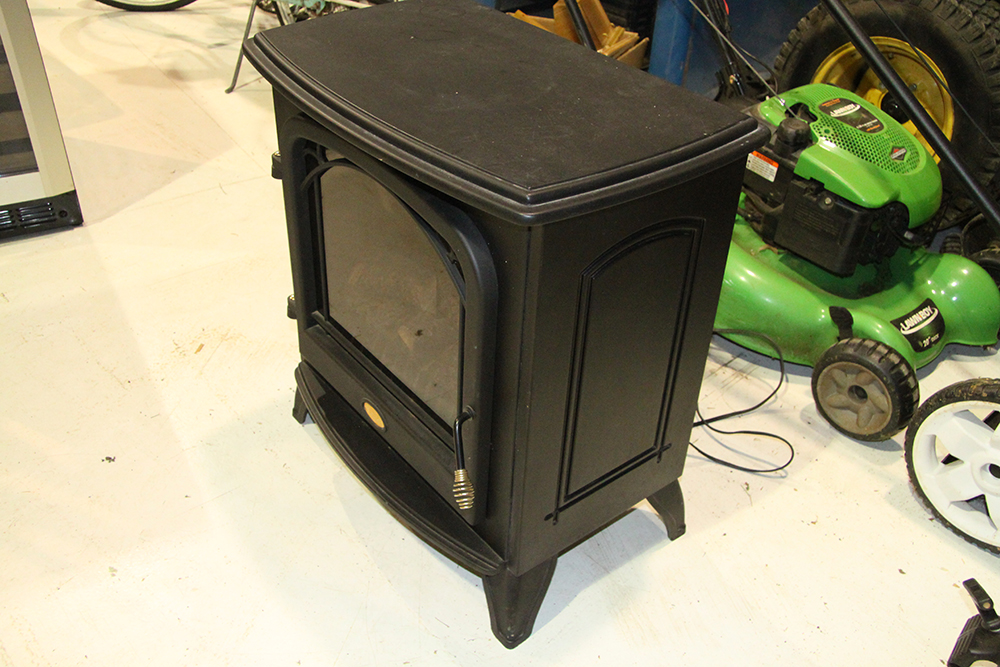 Charmglow Black Electric Fireplace EBTH