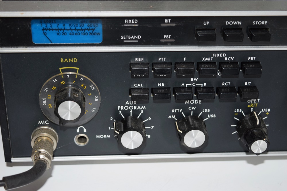Ham Radio Drake TR7 Receiver with Shure Mic EBTH