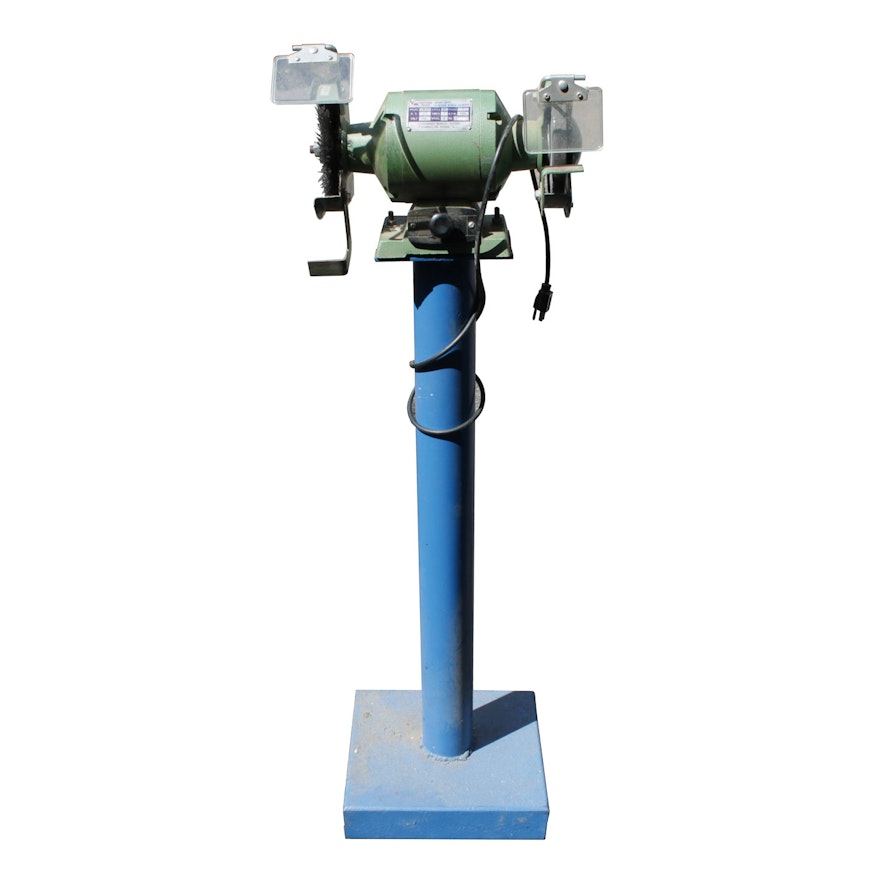 Cummins Made Bench Grinder And Heavy Duty Stand Ebth