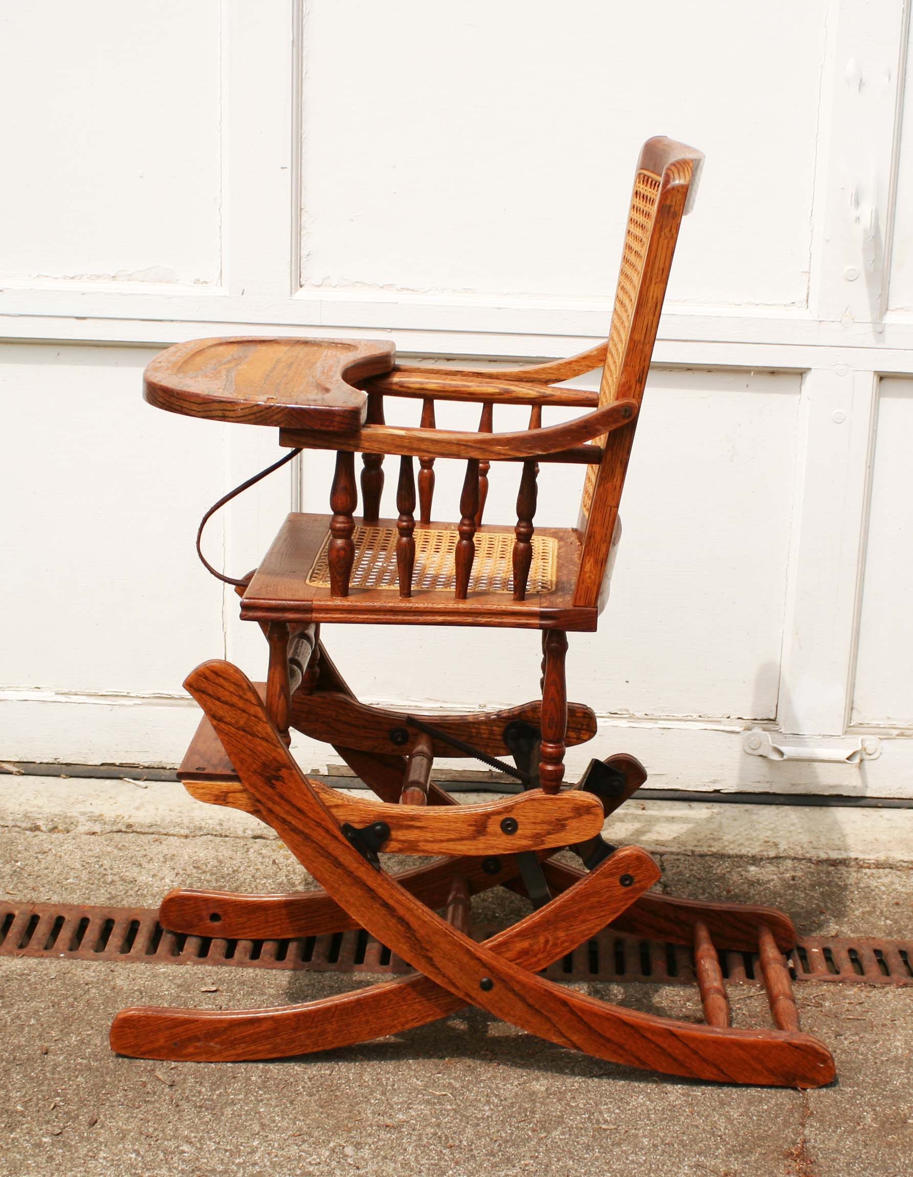 Vintage Convertible High Chair and Rocker EBTH