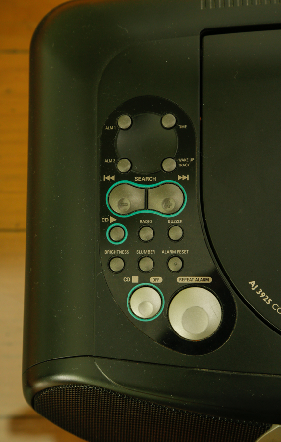 Philips Magnavox CD Radio Clock EBTH