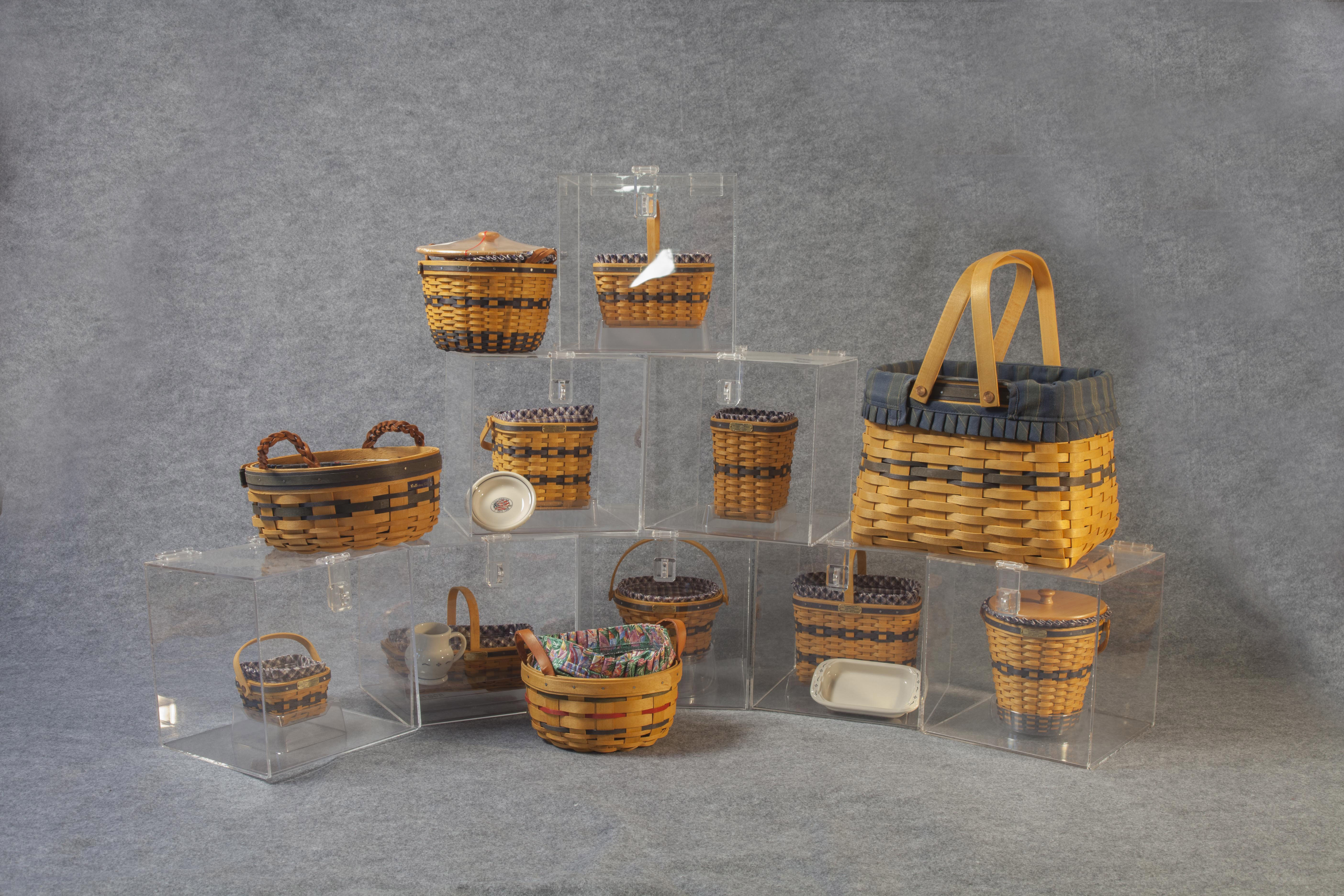 Longaberger Collector's Club and JW Miniature Collection Baskets EBTH