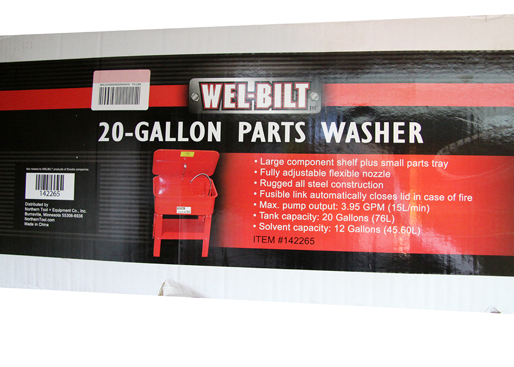 WelBilt 20 Gallon Parts Washer EBTH