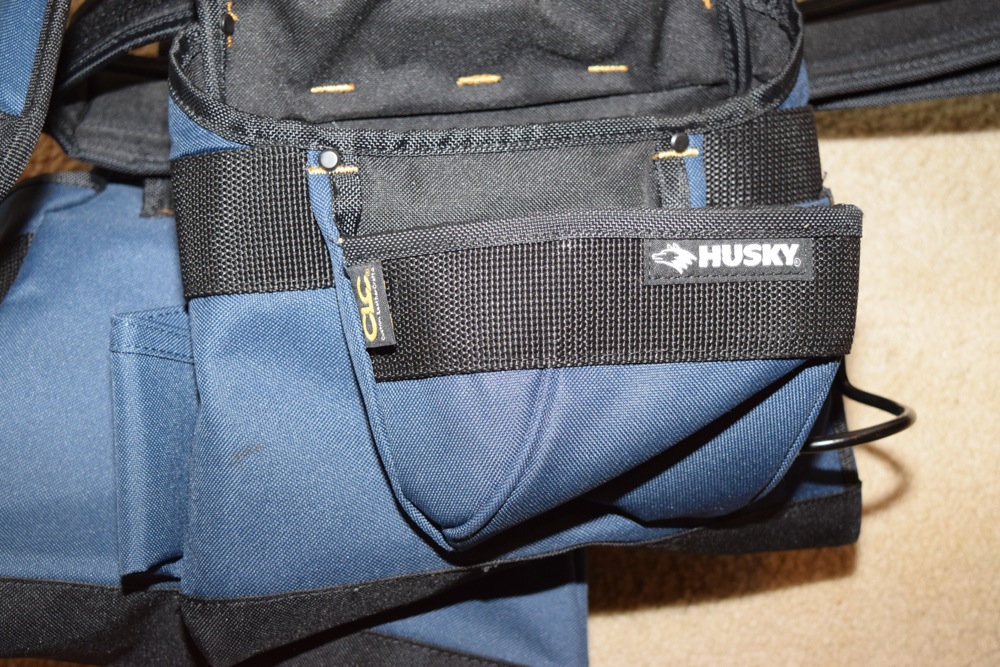 Husky Brand Tool Belt, LeMans Brand Carrying Case and Hammer EBTH