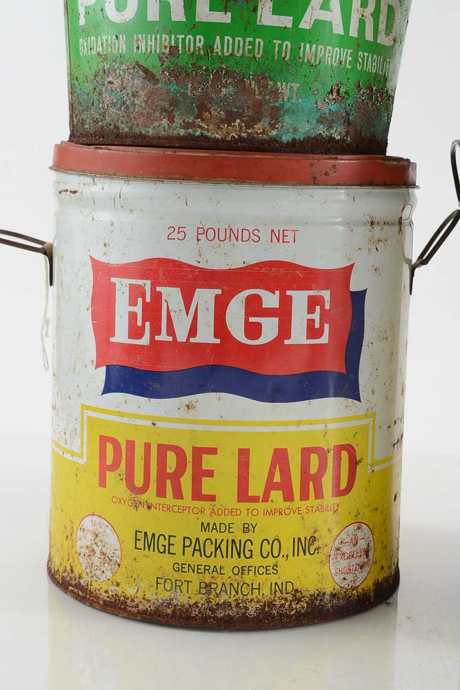 Collection of Vintage Lard Containers EBTH