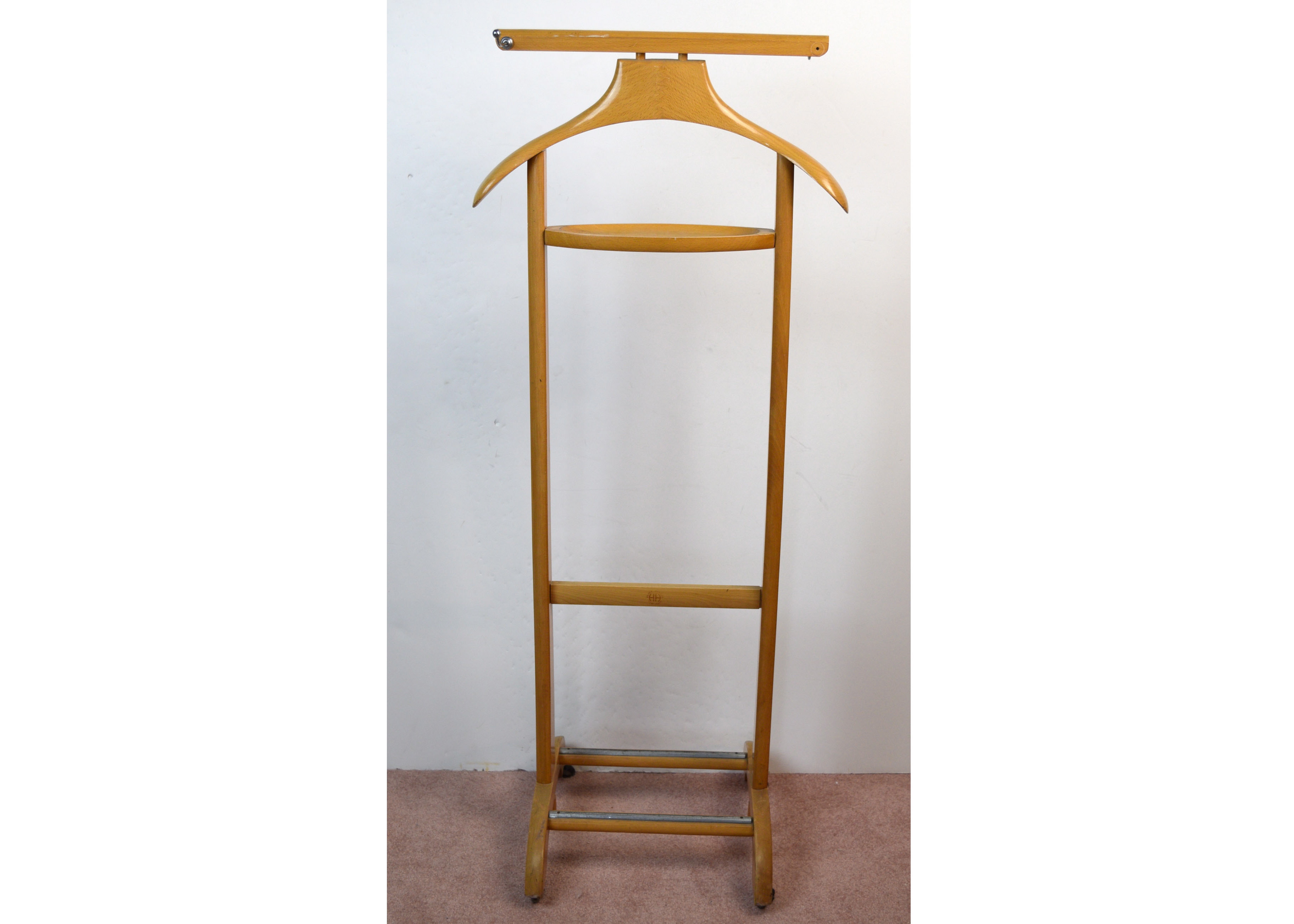 Wooden Suit Valet Stand EBTH