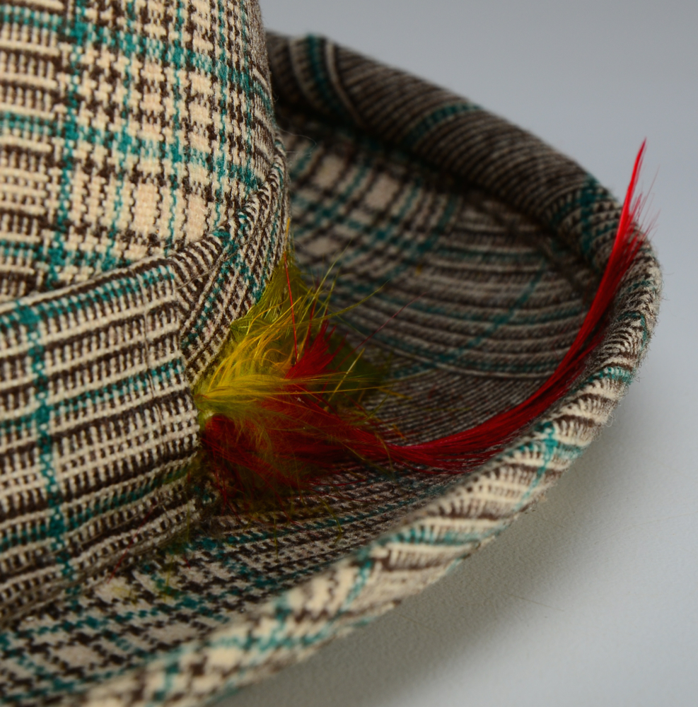 Gentlemen's Vintage Plaid Fedora EBTH