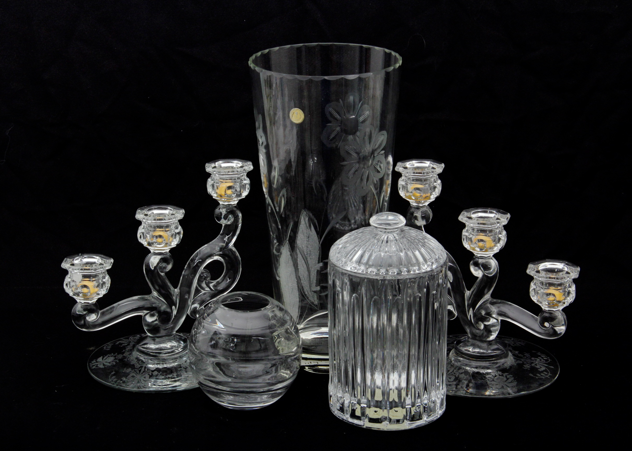 decorative glass pieces