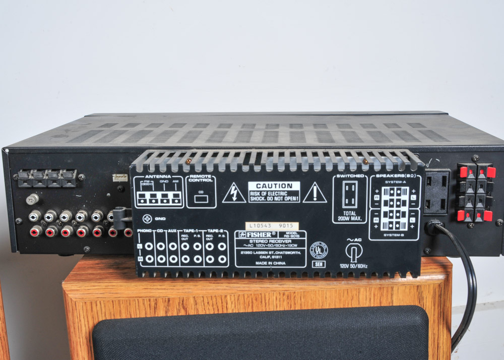 Fisher Stereo Receiver and Speakers EBTH
