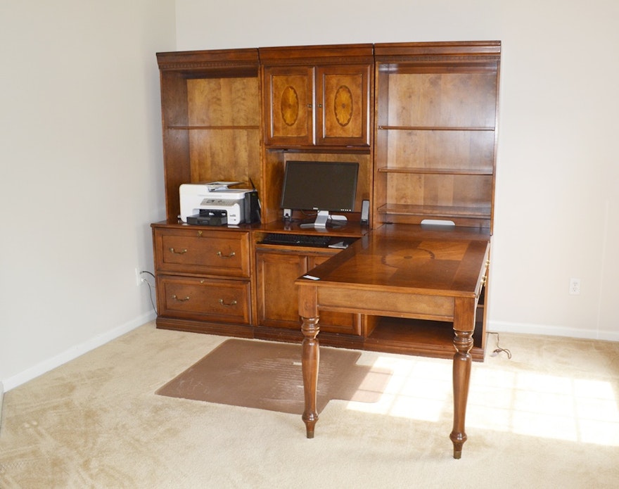 Glen Eagle Office Unit With Desk Return By Ashley Furniture Ebth