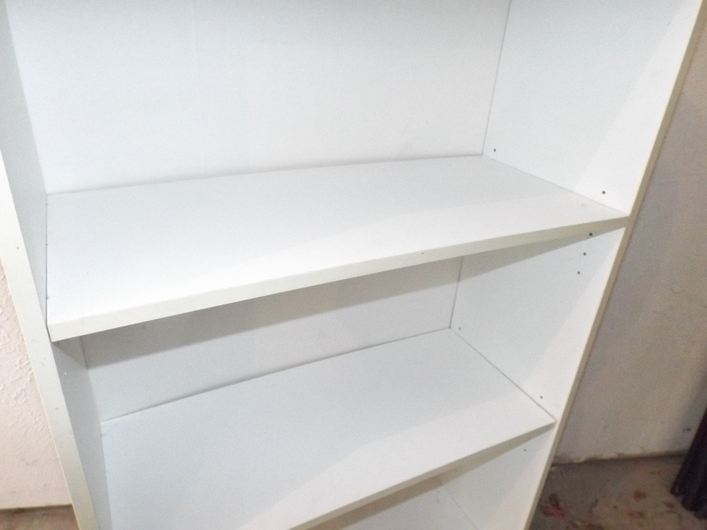 White Three Shelf Wall Shelving Unit EBTH