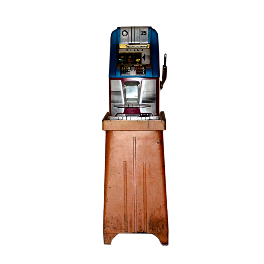 Mills slot machine wood stand heavy duty Mills slot machine wood stand heavy duty