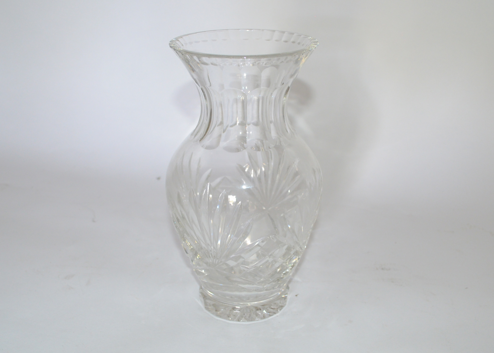 Cut Crystal Vase EBTH