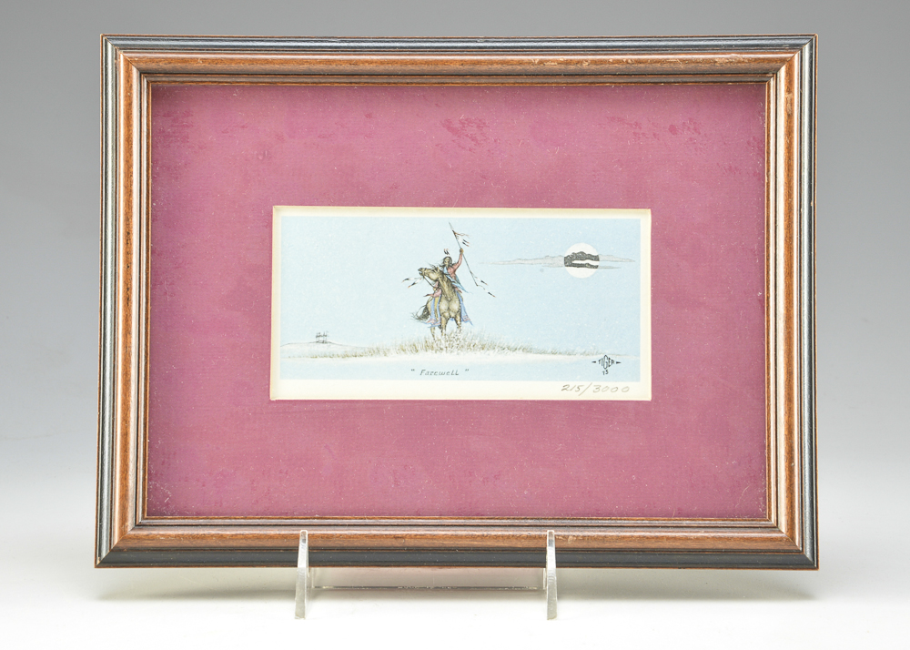 Johnny Tiger Jr. "Farewell" L/E Photo Offset Lithograph EBTH