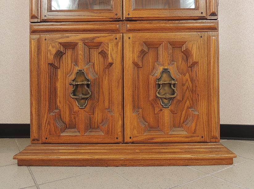 Colonial Style China Hutch EBTH