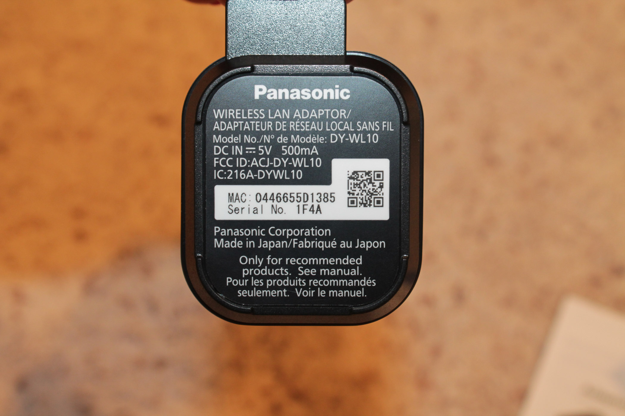 Panasonic Wireless LAN Adaptor EBTH
