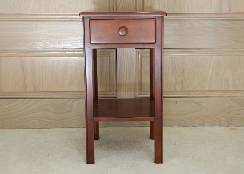 Cherry Bedside Table EBTH