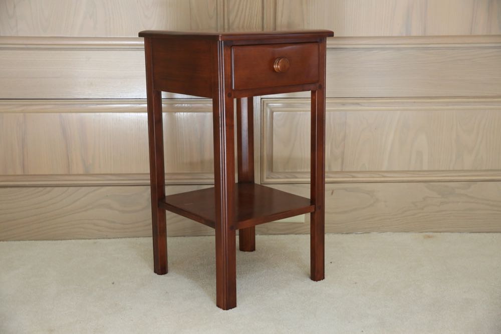 Cherry Bedside Table EBTH