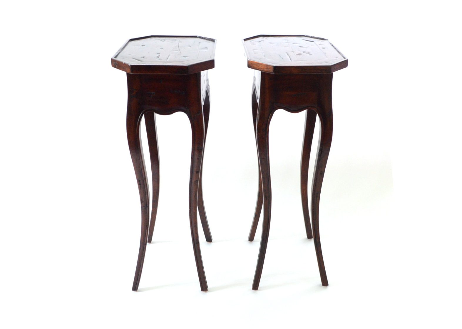 Pair of French Provençal Style End Tables EBTH