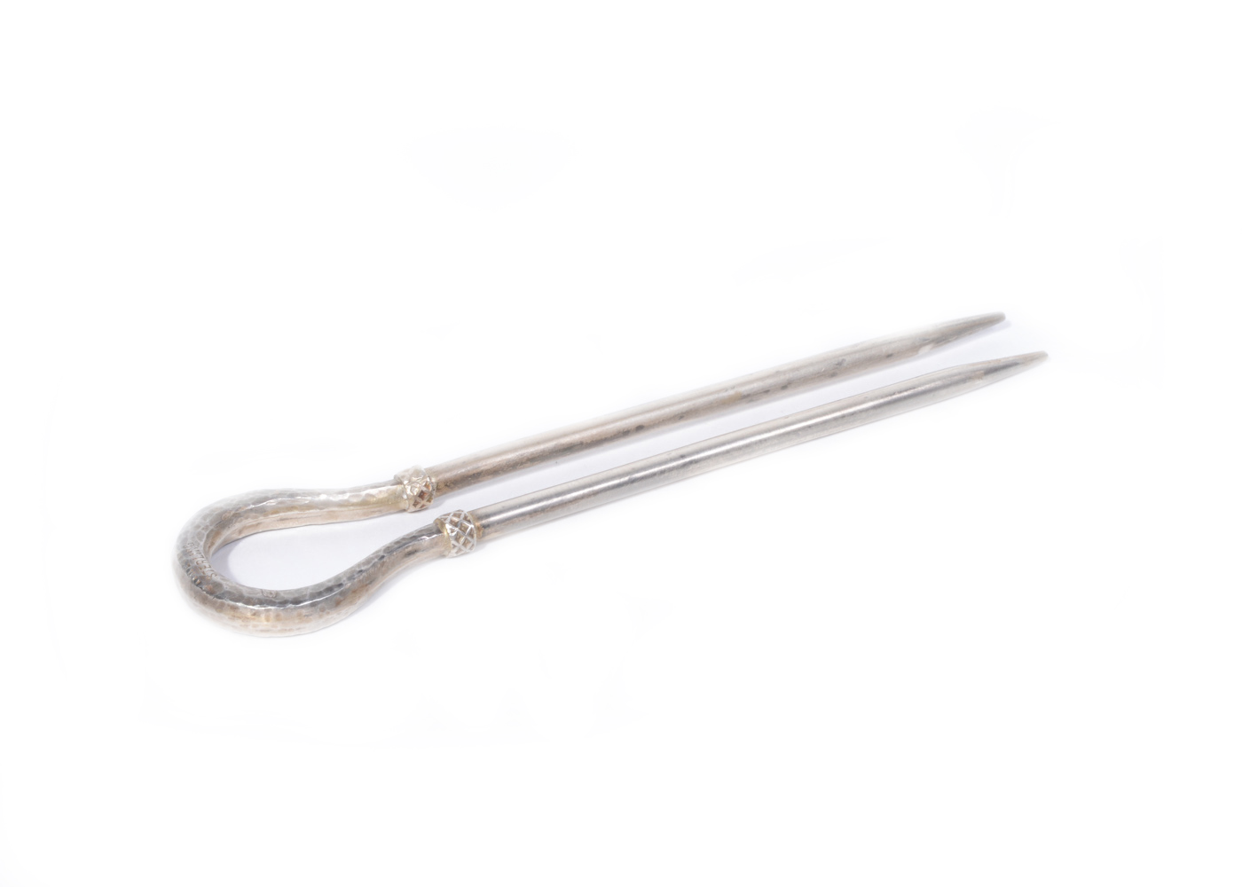 Vintage Sterling Silver Hair Pin Ebth