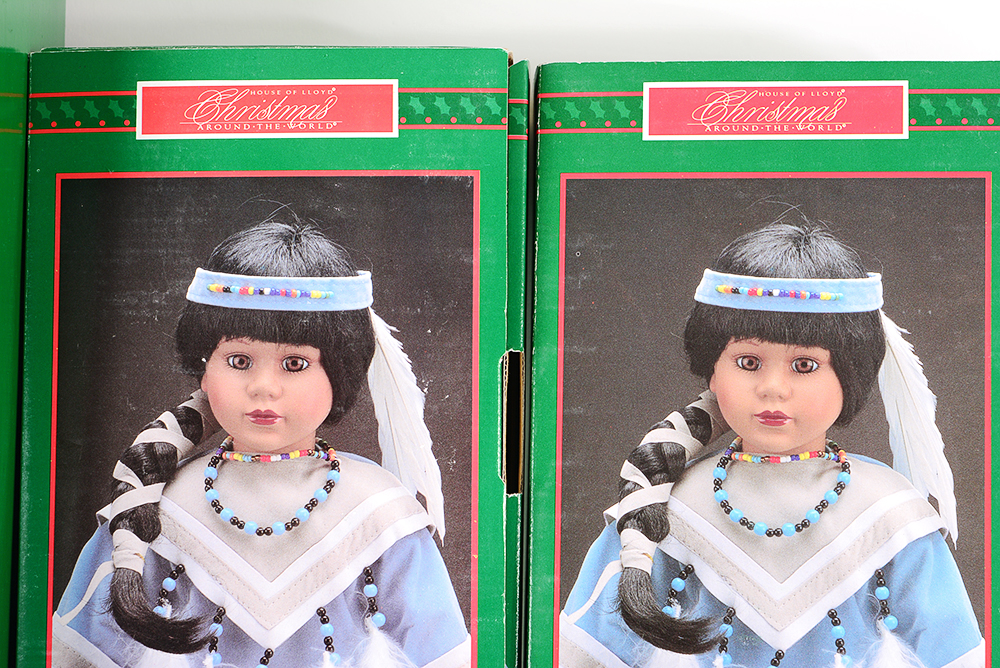 House of Lloyd Christmas Around the World Dolls EBTH