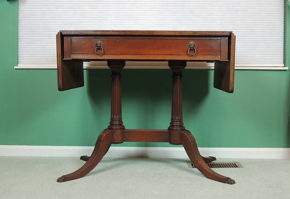 imperial mahogany drop leaf table