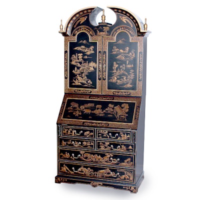Online Furniture Auctions Vintage Furniture Auction Antique Chinoiserie Secretary - Online Furniture Auctions Vintage Furniture Auction Antique