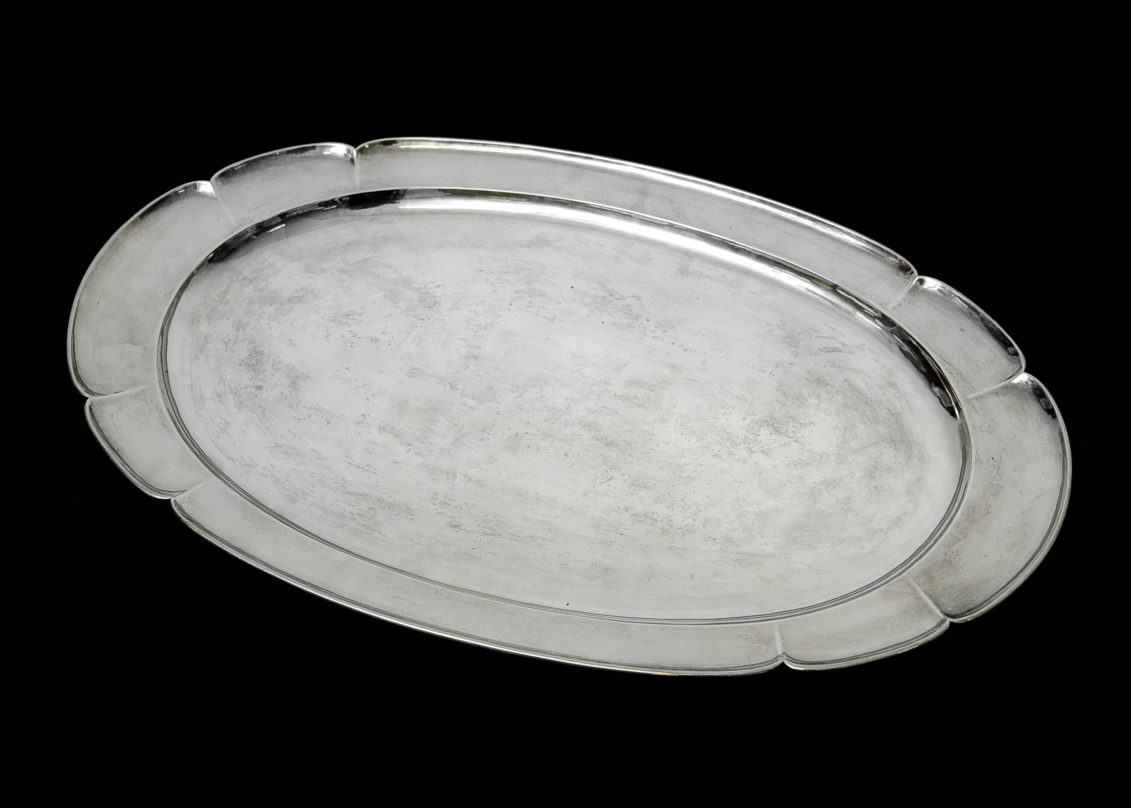 Oval Sterling Serving Platter by Kalo EBTH
