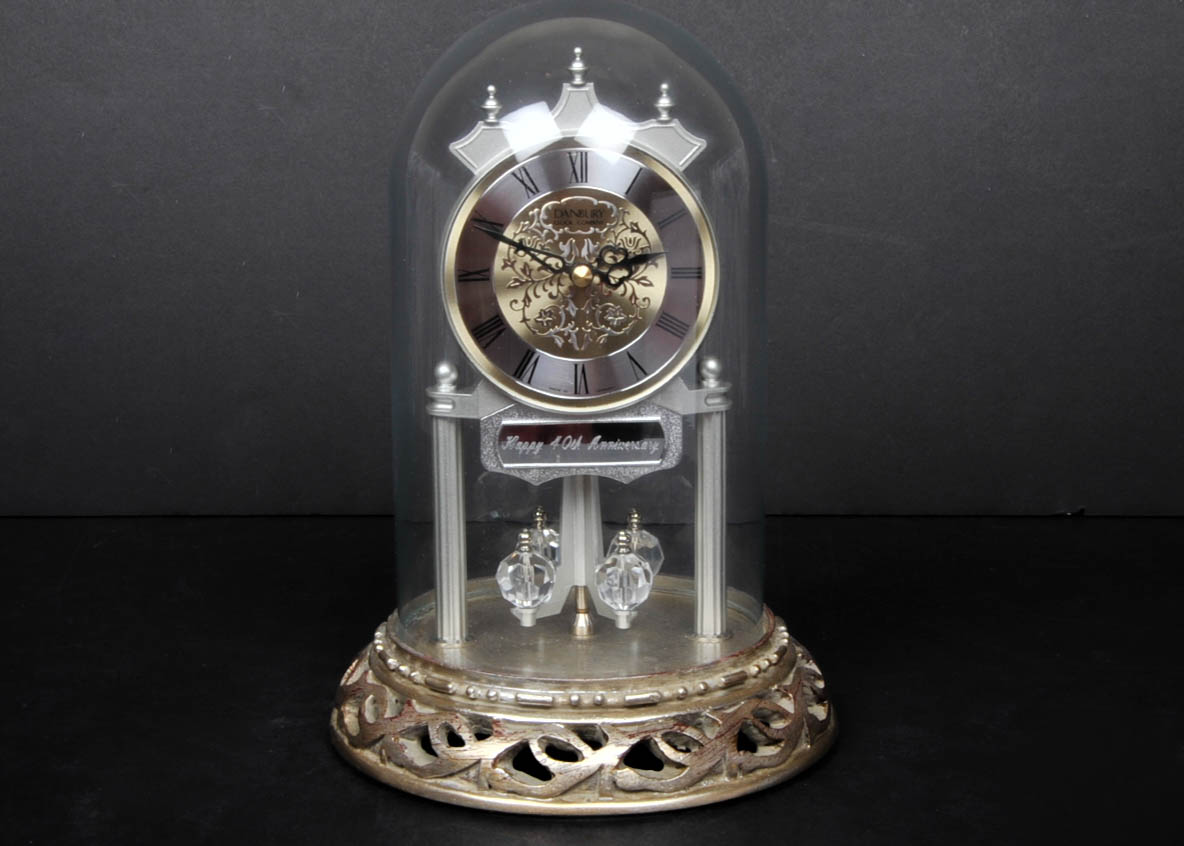 Danbury 40th Anniversary Dome Mantel Clock EBTH