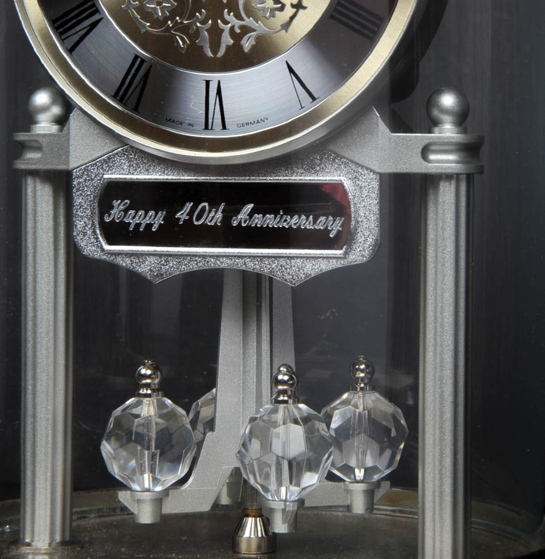 Danbury 40th Anniversary Dome Mantel Clock EBTH